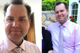Sanguinum Abnehmblogger Patrick konnte sich mittlerweile einen neuen Anzug gönnen...