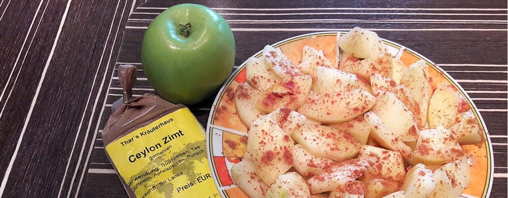 Ivonne: So fühle ich mich mit 15 Kilo weniger 2 Herbstlich und kalorienarm: Gedünsteter Apfel mit Zimt