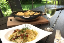 Hähnchenpfanne mit Blumenkohlreis 2 Anja Joenssons Hähnchenpfanne mit Blumenkohlreis
