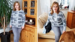 Kathrin ist nun 17 Kilo leichter.