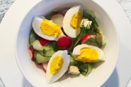 Radieschensalat mit Ei