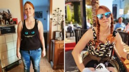 Cindy zu Beginn ihrer Stoffwechselkur