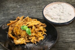 Austernpilz-Pfanne mit Kräuterquark 5 Austernpilz-Pfanne mit Kräuterquark