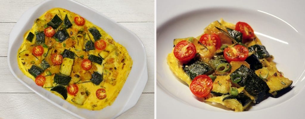 Ofen-Omelette 3 Mediterranes Ofen-Omelette