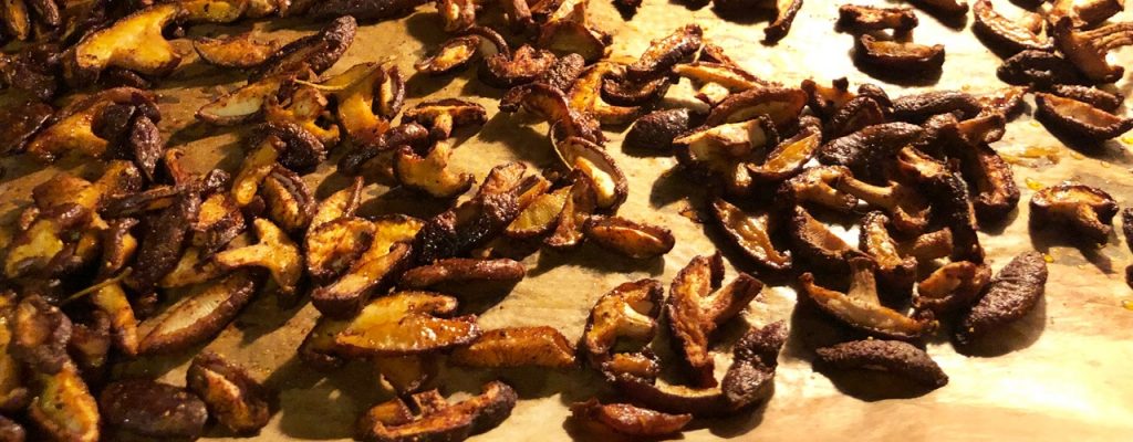 Shiitake Snack 3 Shiitake Snack 1