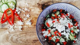 sanguinum_blog_rezepte_gurken-hackfleisch-salat 1 gurke hackfleisch salat zum abnehmen