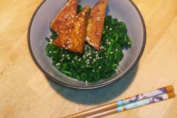 abnehmrezept tofu blattspinat