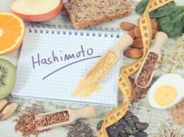 Nutritious ingredients and inscription hashimoto. Healthy food containing vitamins. Problems with thyroid concept 1 Nutritious ingredients and inscription hashimoto. Healthy food containing vitamins. Problems with thyroid concept 1