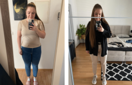 Zweiter Erfahrungsbericht unserer Stoffwechselkur Teilnehmerin Sabeth - 10 Kilo sind schon runter! 5 Bloggerin Vorher Nachher
